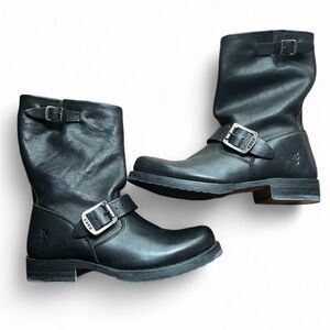 New Frye Black Veronica Boots